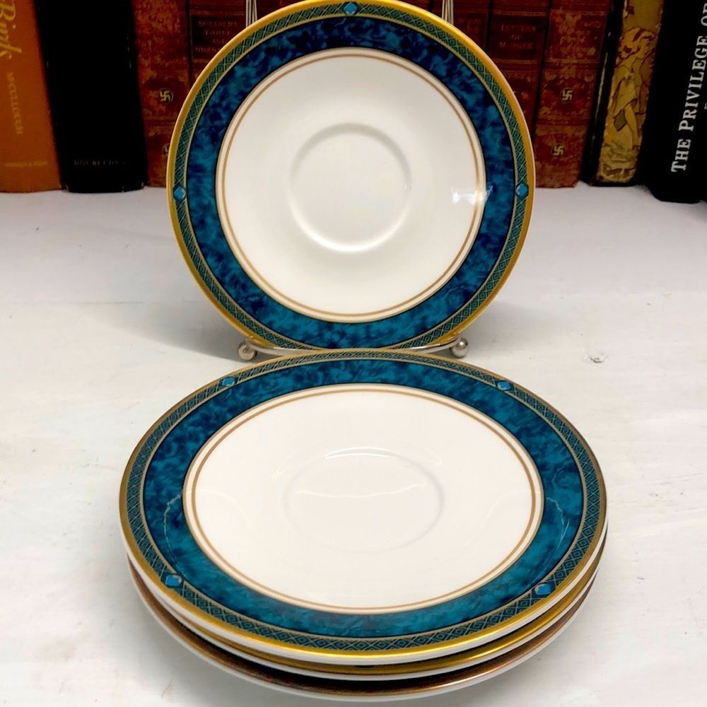 Royal Doulton Biltmore 4pc Replacement Saucers o553